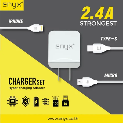 ENYX Charger set 2.4A+สายชาร์จ Type C