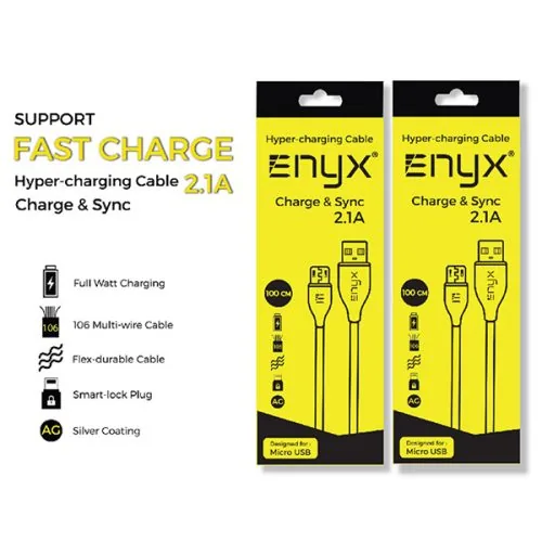 สายชาร์จ ENYX Hyper Charging 2.1A Micro 1 สายชาร์จ ENYX Hyper Charging 2.1A Micro