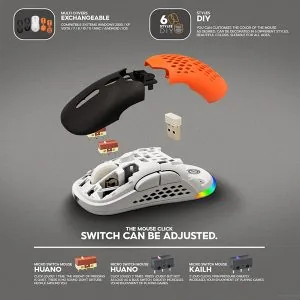 เมาส์เกมมิ่งไร้สาย Neolution E-Sport SOLAR