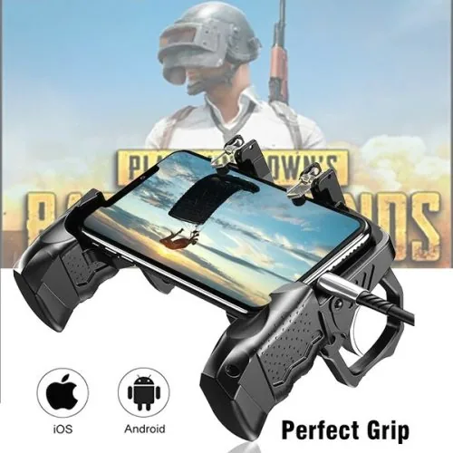 จอยเกมส์มือถือ รุ่น K21 ด้ามจับพร้อมปุ่มยิง เล่นเกมแนว Shooter PUBG Free Fire 1 จอยเกมส์มือถือ รุ่น K21 ด้ามจับพร้อมปุ่มยิง เล่นเกมแนว Shooter PUBG Free Fire