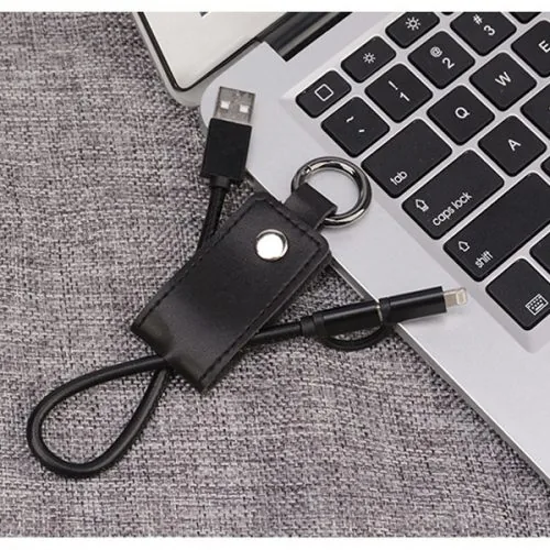 สายชาร์จพวงกุญแจ 2 in 1 iPhone+Micro USB 1 สายชาร์จพวงกุญแจ 2 in 1 iPhone+Micro USB
