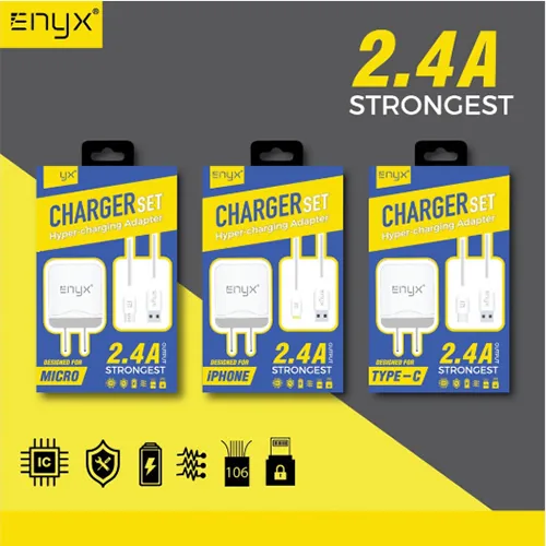 ENYX Charger set 2.4A+สายชาร์จ Type C