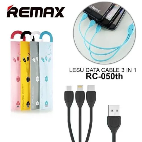 สายชาร์จ Remax Lesu 3 in 1