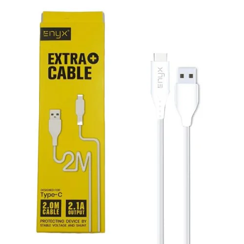 สายชาร์จ ENYX 2 เมตร Extra+ Cable 2.1A 1 สายชาร์จ ENYX 2 เมตร Extra+ Cable 2.1A